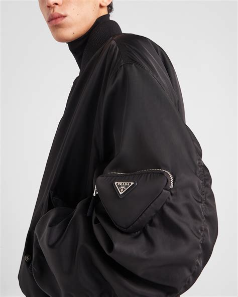 womens prada bomber jacket|prada bomber jacket men.